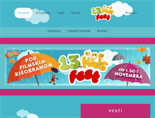 Tablet Screenshot of kids-fest.com
