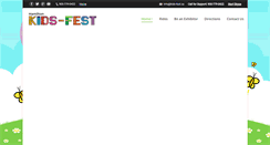 Desktop Screenshot of kids-fest.ca