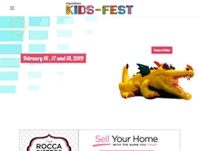 Tablet Screenshot of kids-fest.ca